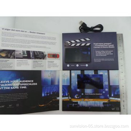 Video greeting card in 2.4'', 2.8'', 4.3'', 7'', 9'', 10.1''